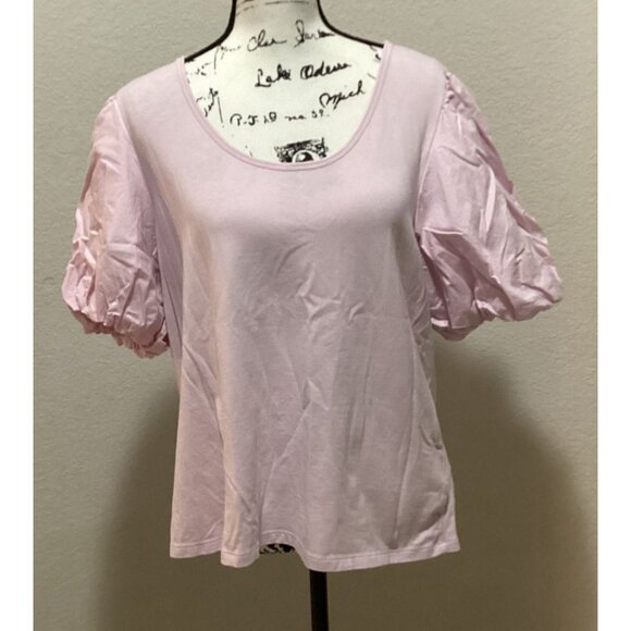 Old Navy Women's Light Pink Puff Sleeve Top Size XXL - Picture 3 of 6